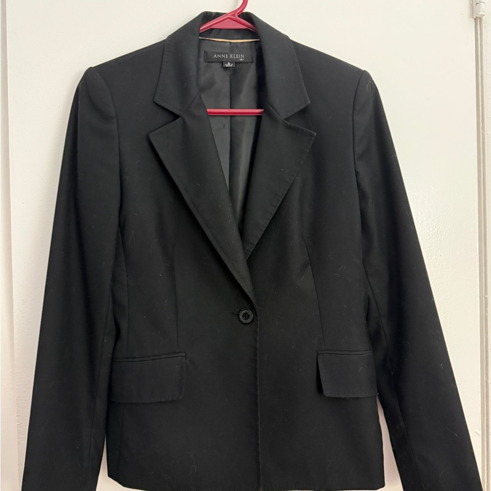 Anne Klein Classic Black Suit Jacket